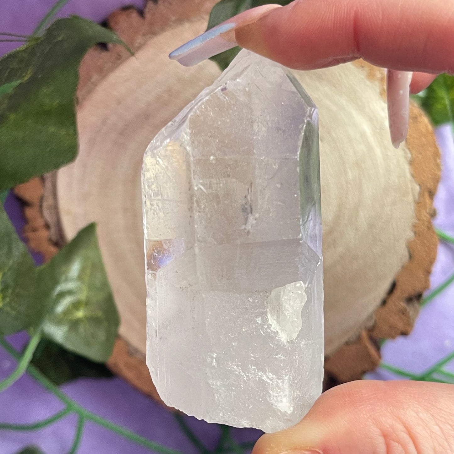 clear quartz point