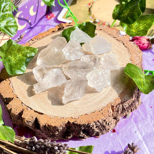 raw/rough mini clear quartz