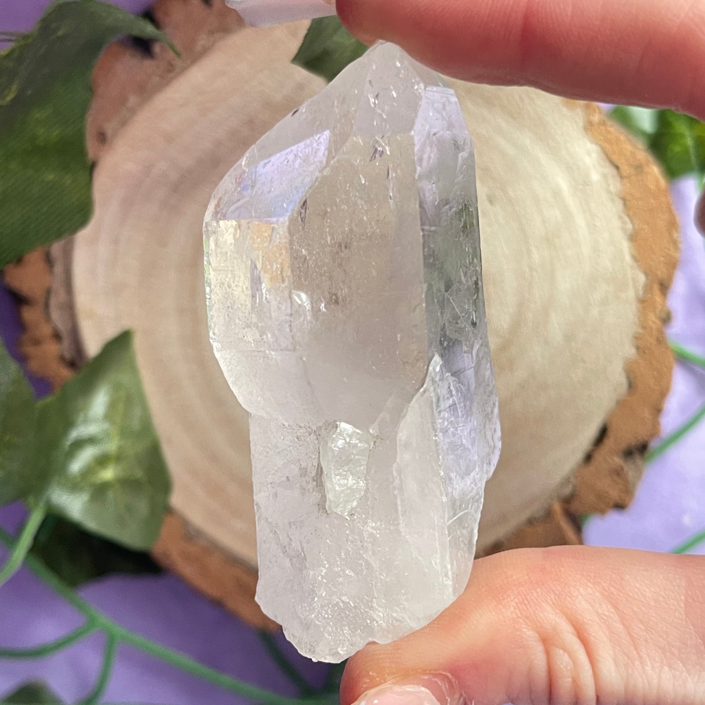 clear quartz point