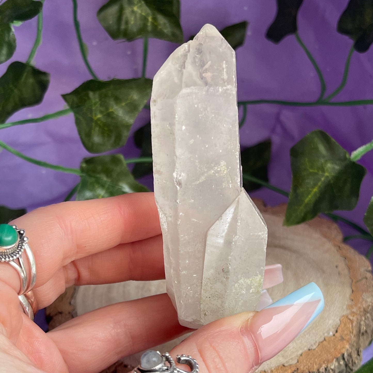 clear quartz point