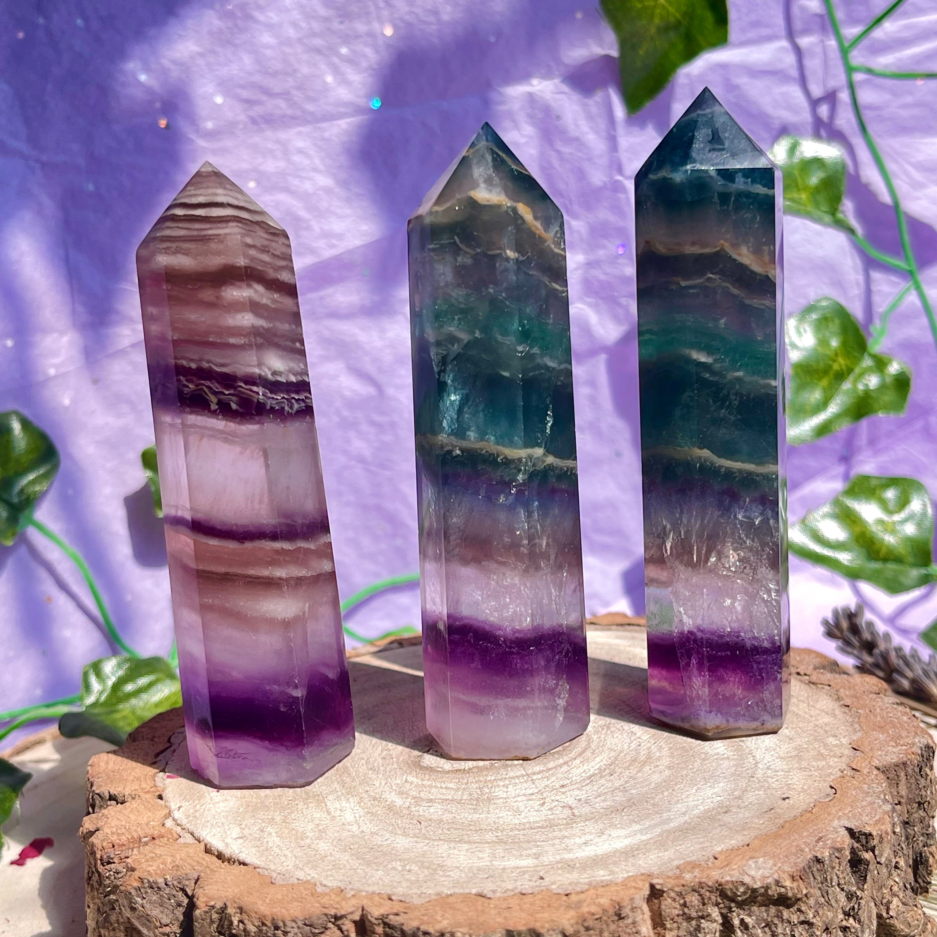 Rainbow Fluorite Tower outlet