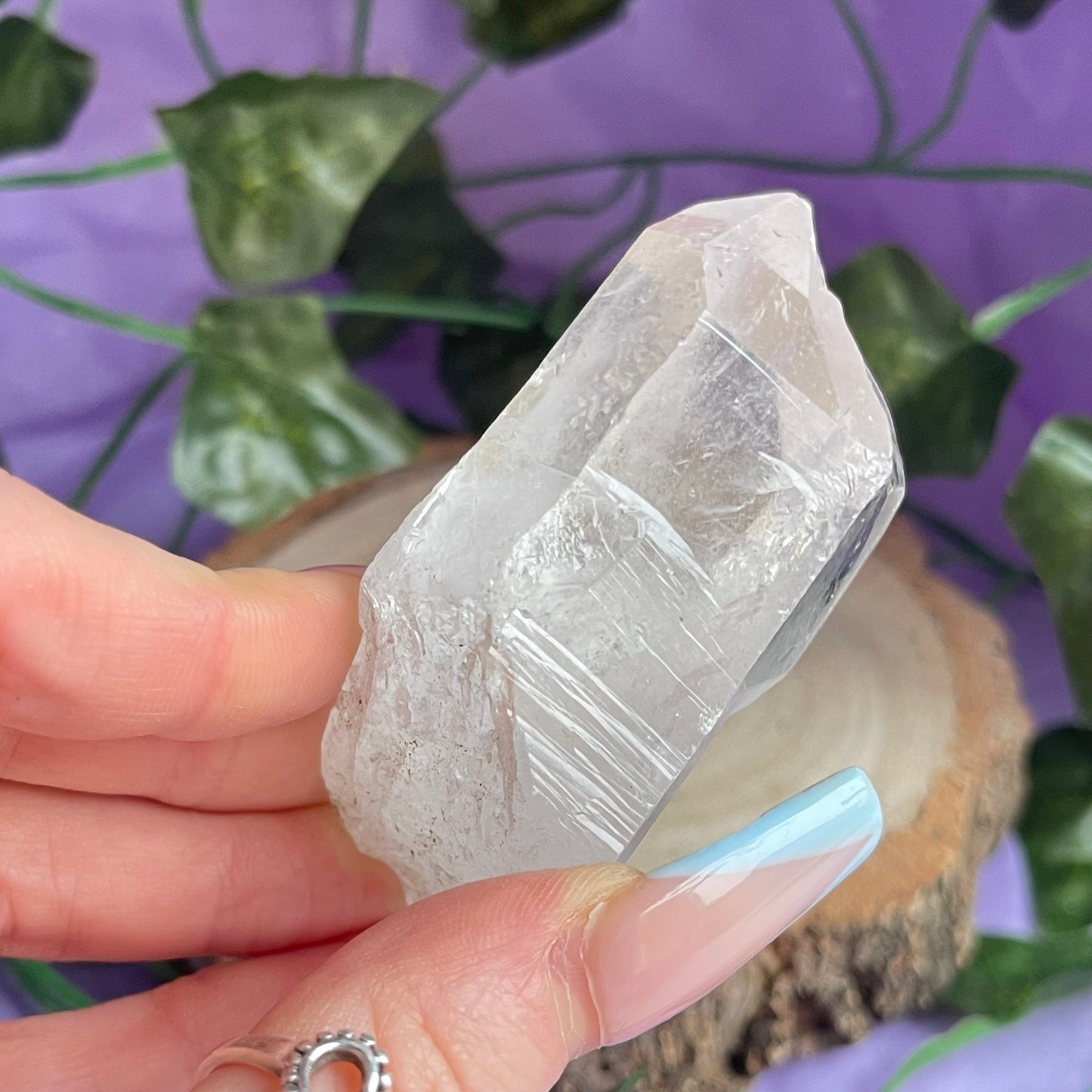 clear quartz point