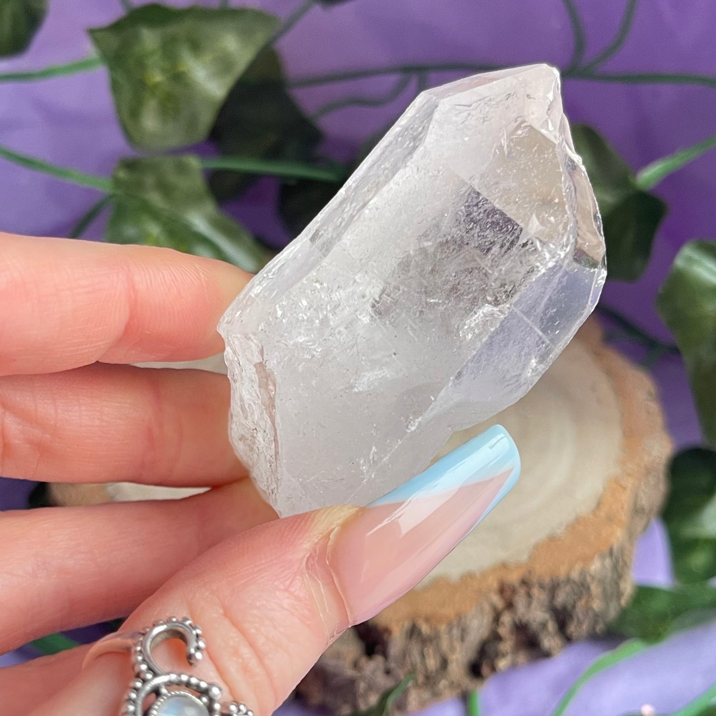 clear quartz point