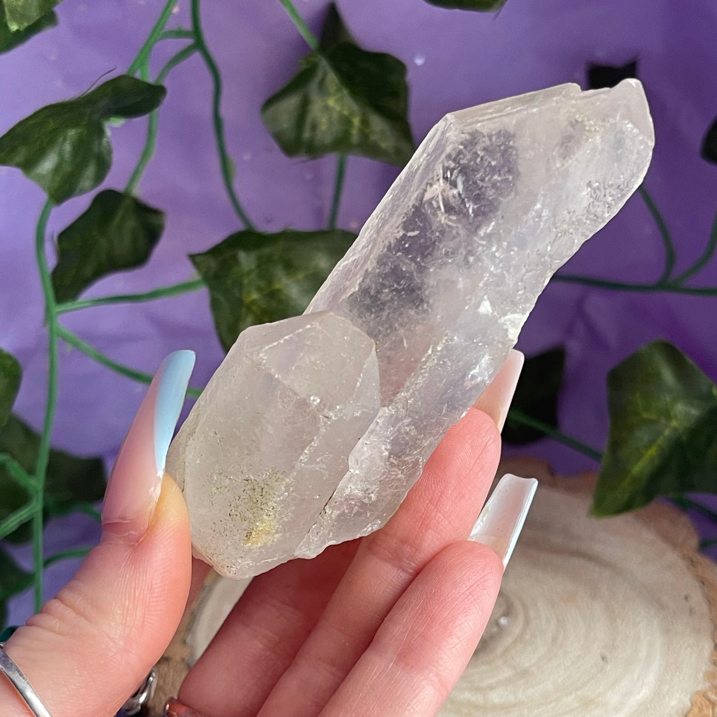 clear quartz point