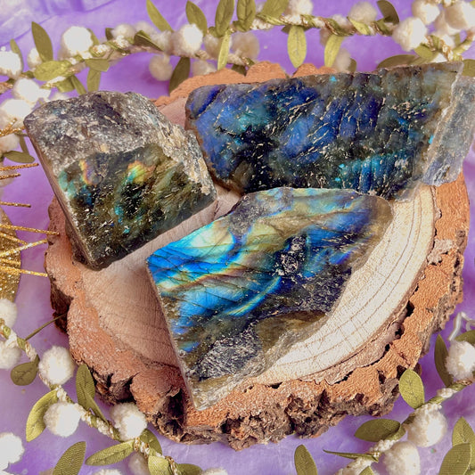 labradorite slab ~ intuitively chosen