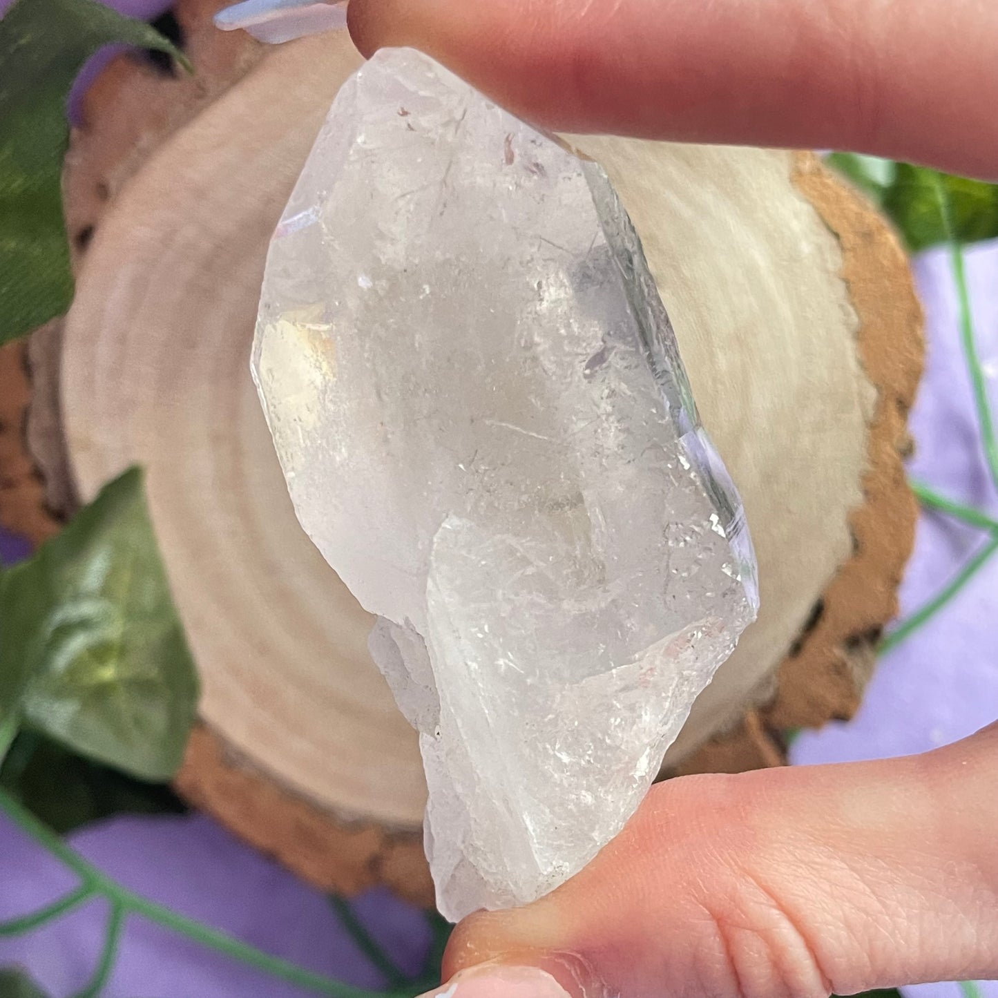 clear quartz point