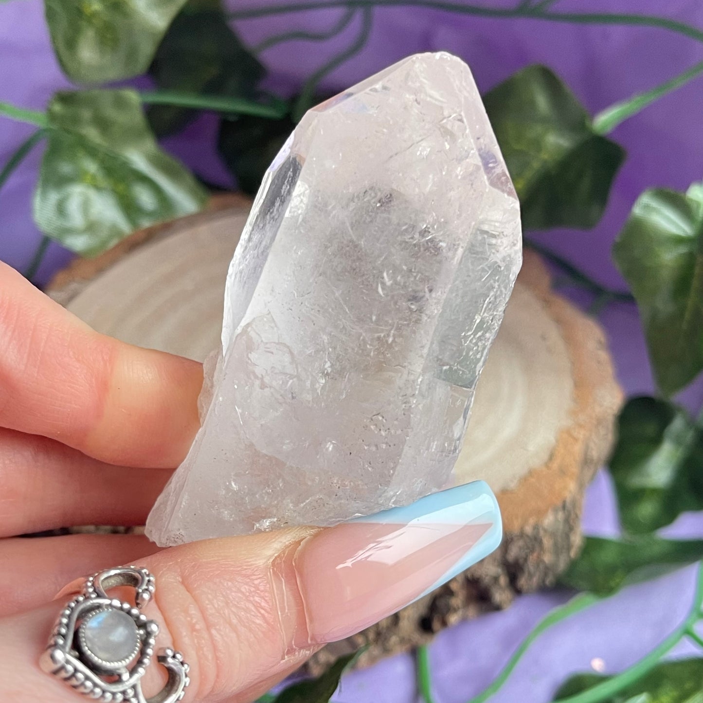 clear quartz point