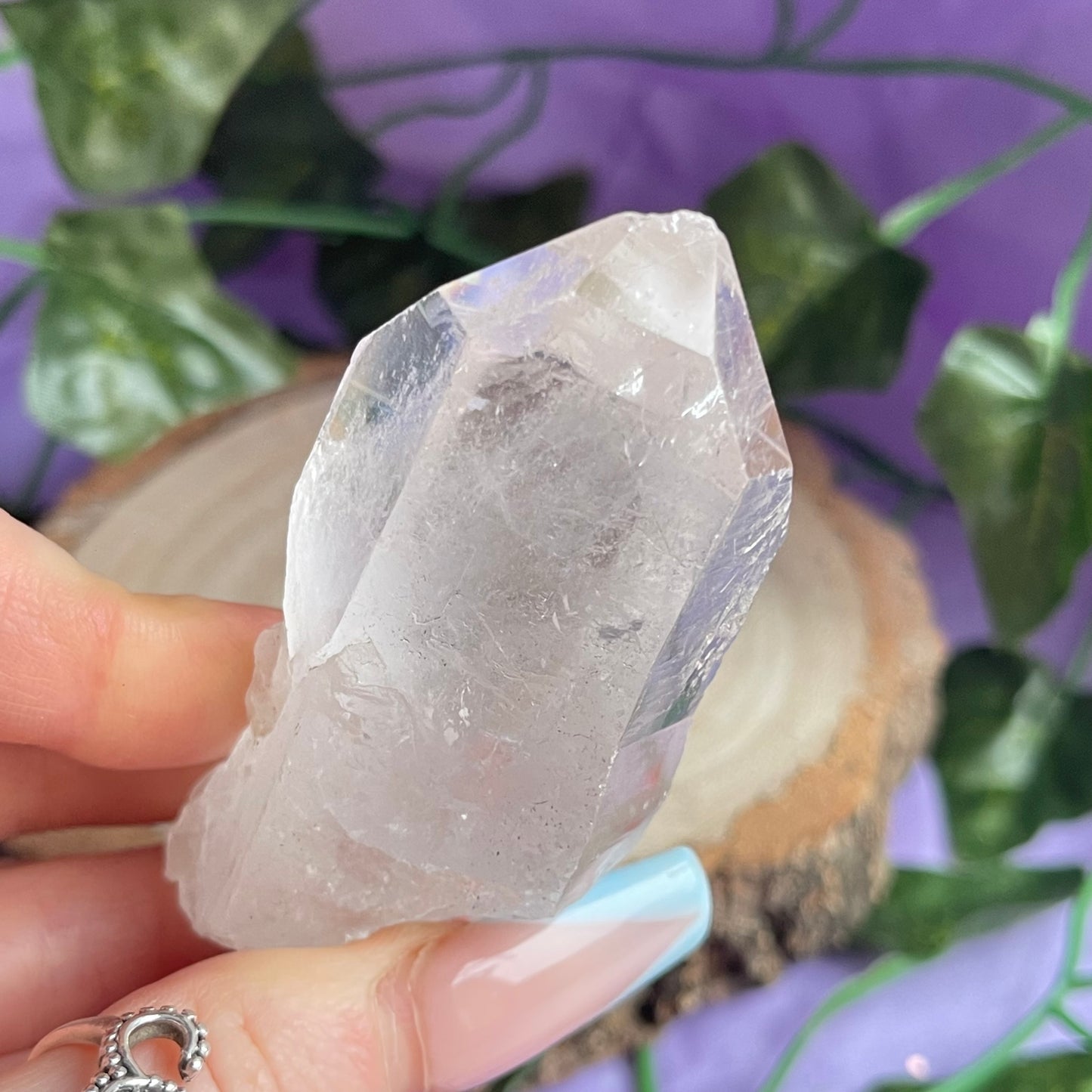 clear quartz point