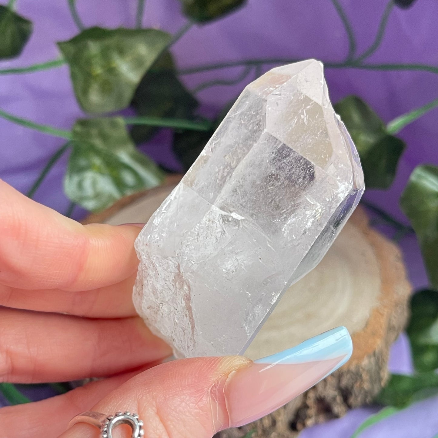 clear quartz point