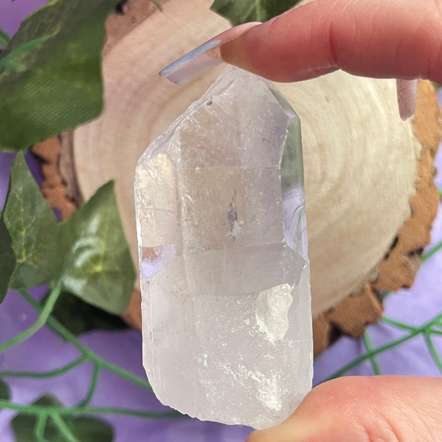 clear quartz point