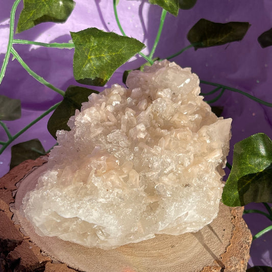 apophyllite with stilbite & scolecite cluster