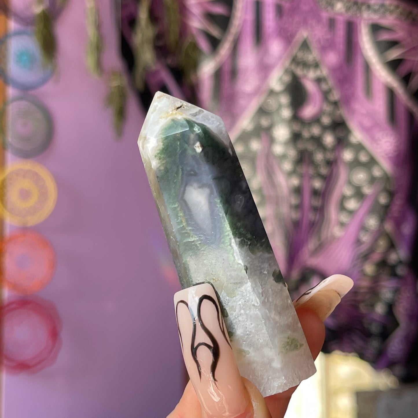 moss agate tower A