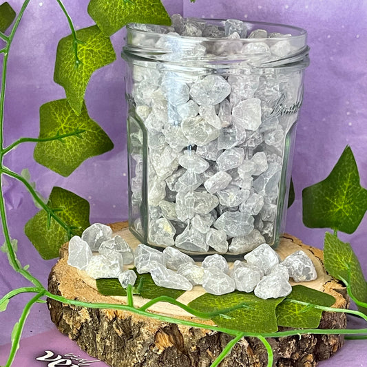 celestite raw mini pieces (XS - 3pcs)