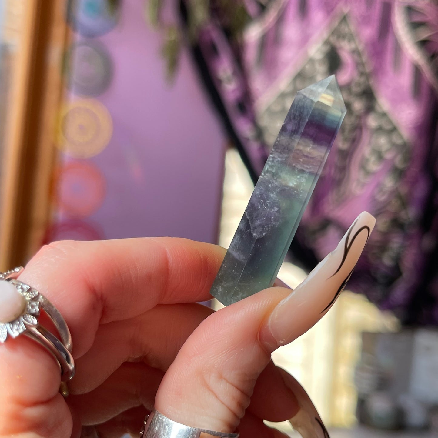 rainbow fluorite towers (xsmall)