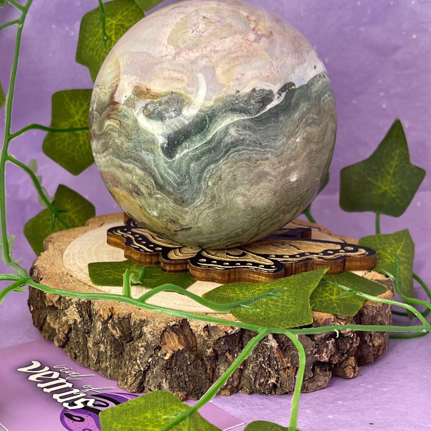 sea jasper sphere B 0.800kg