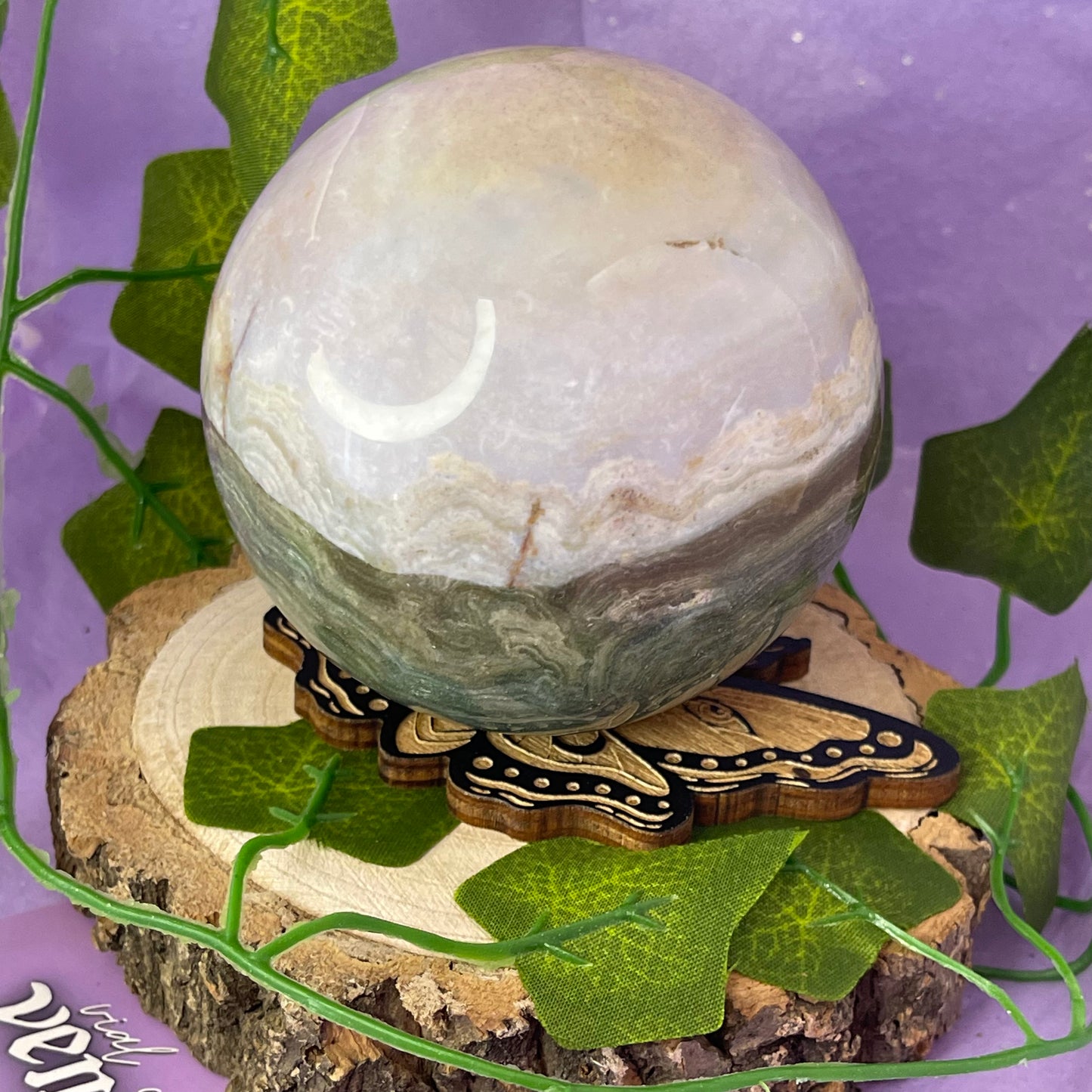 sea jasper sphere B 0.800kg