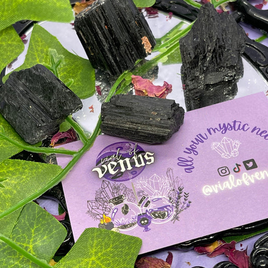 raw/rough black tourmaline