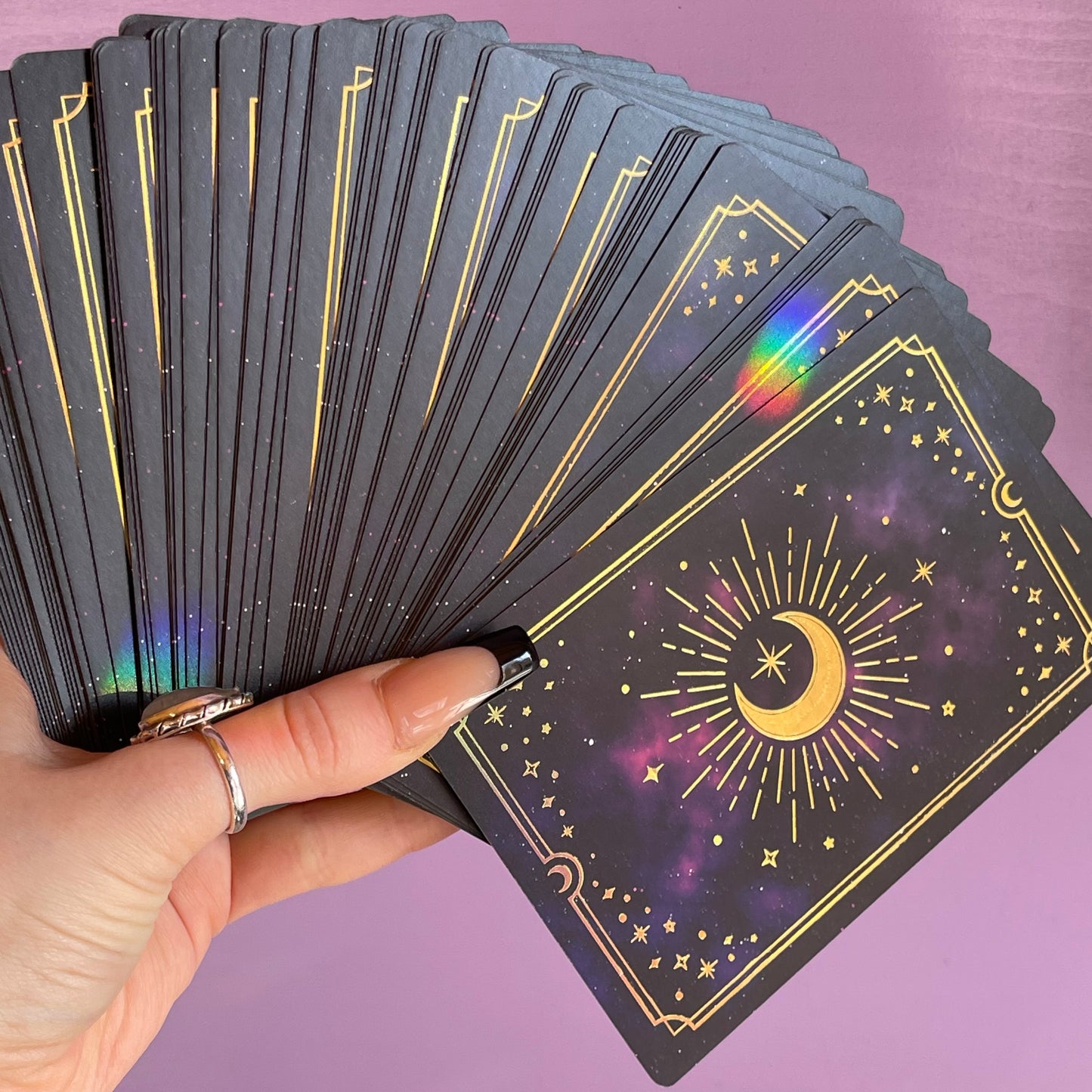 moonstruck crystals crystal affirmation deck