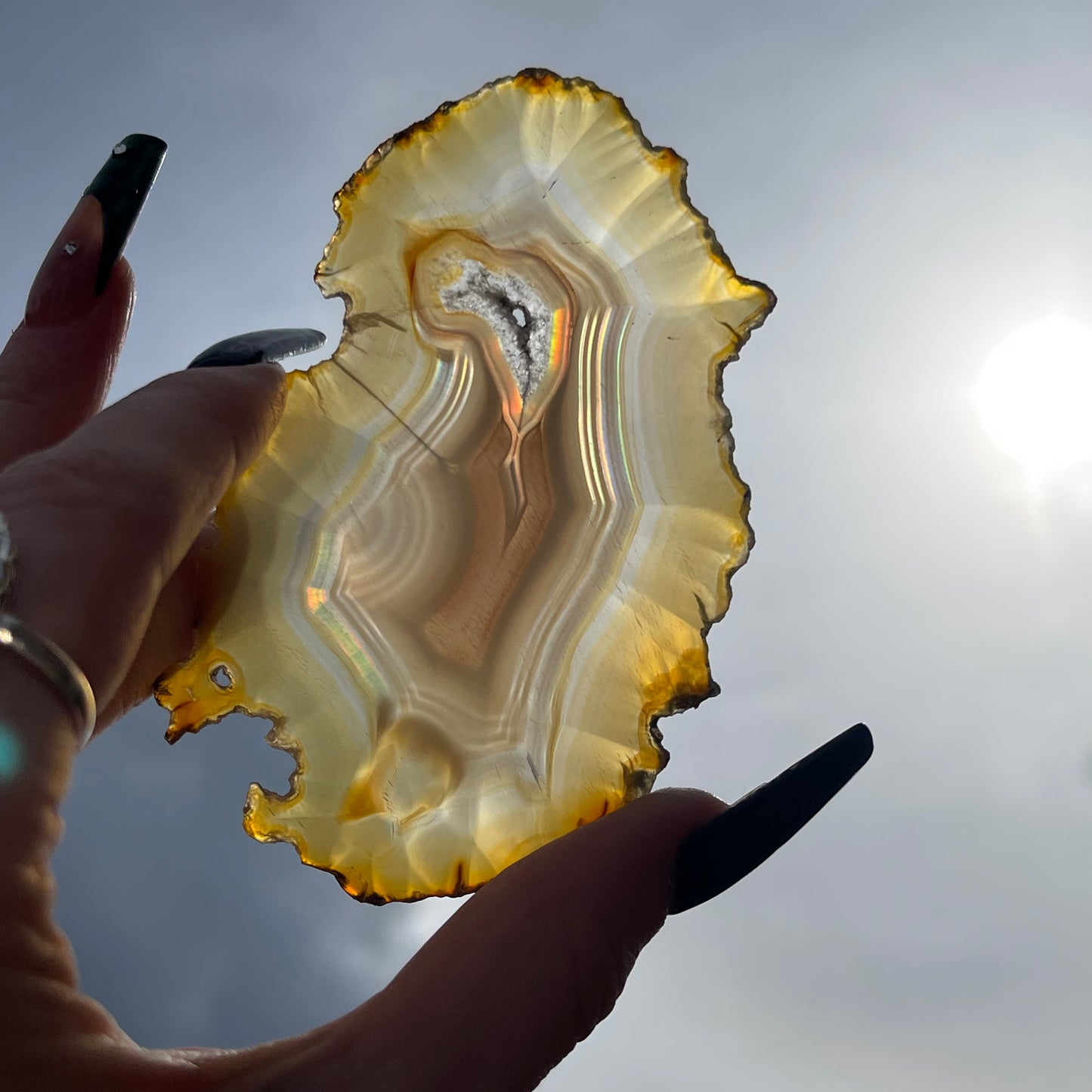 iris agate slab B