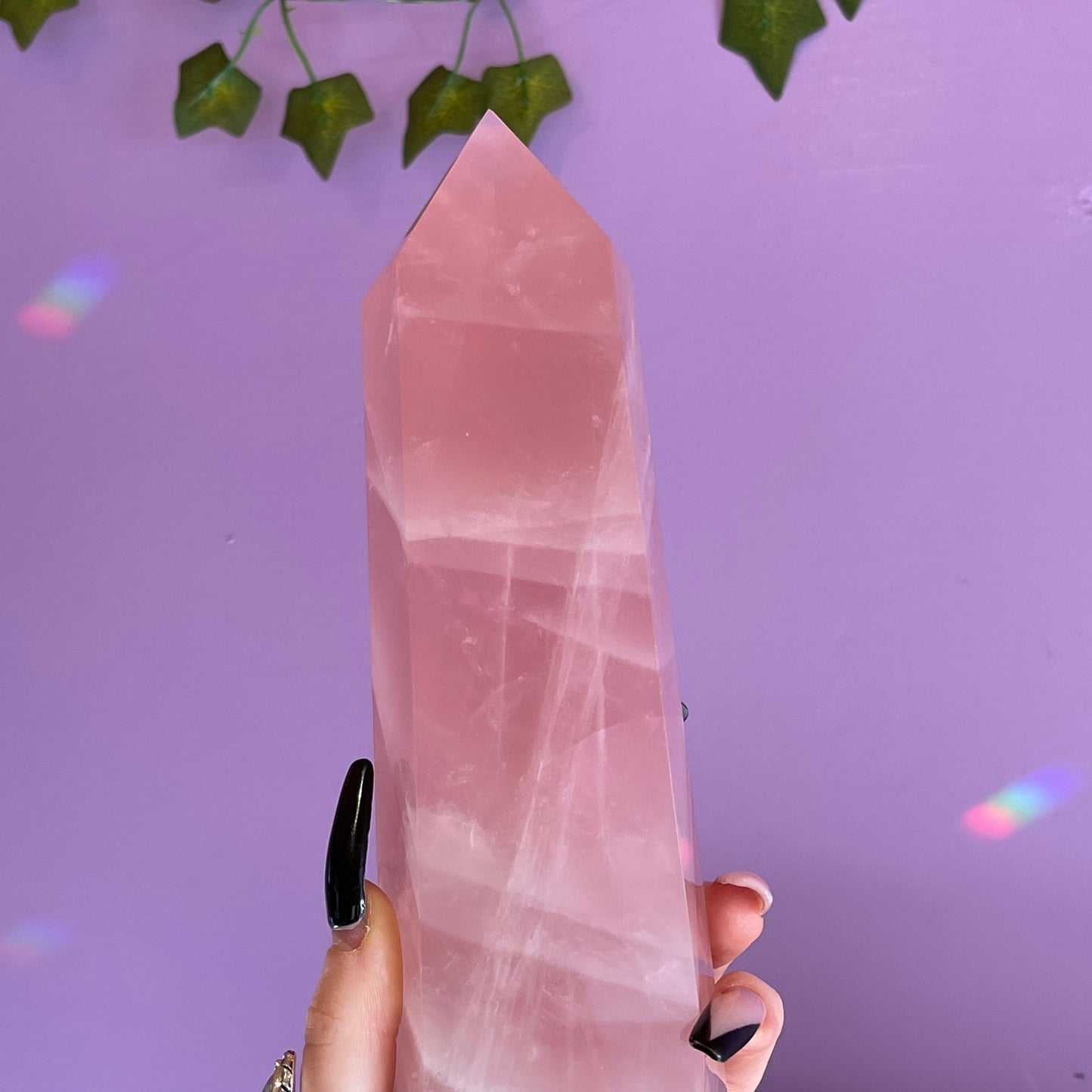 rose quartz tower 1.1kg