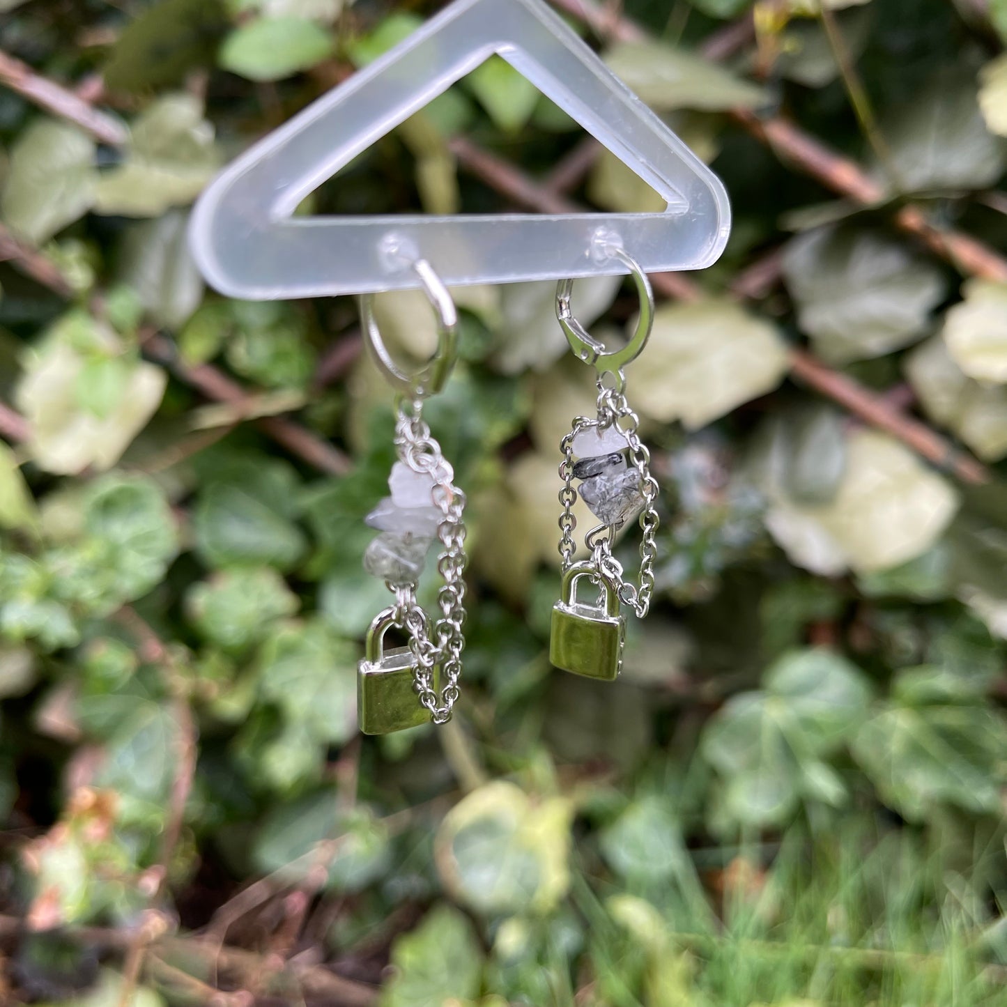 locked down protection earrings