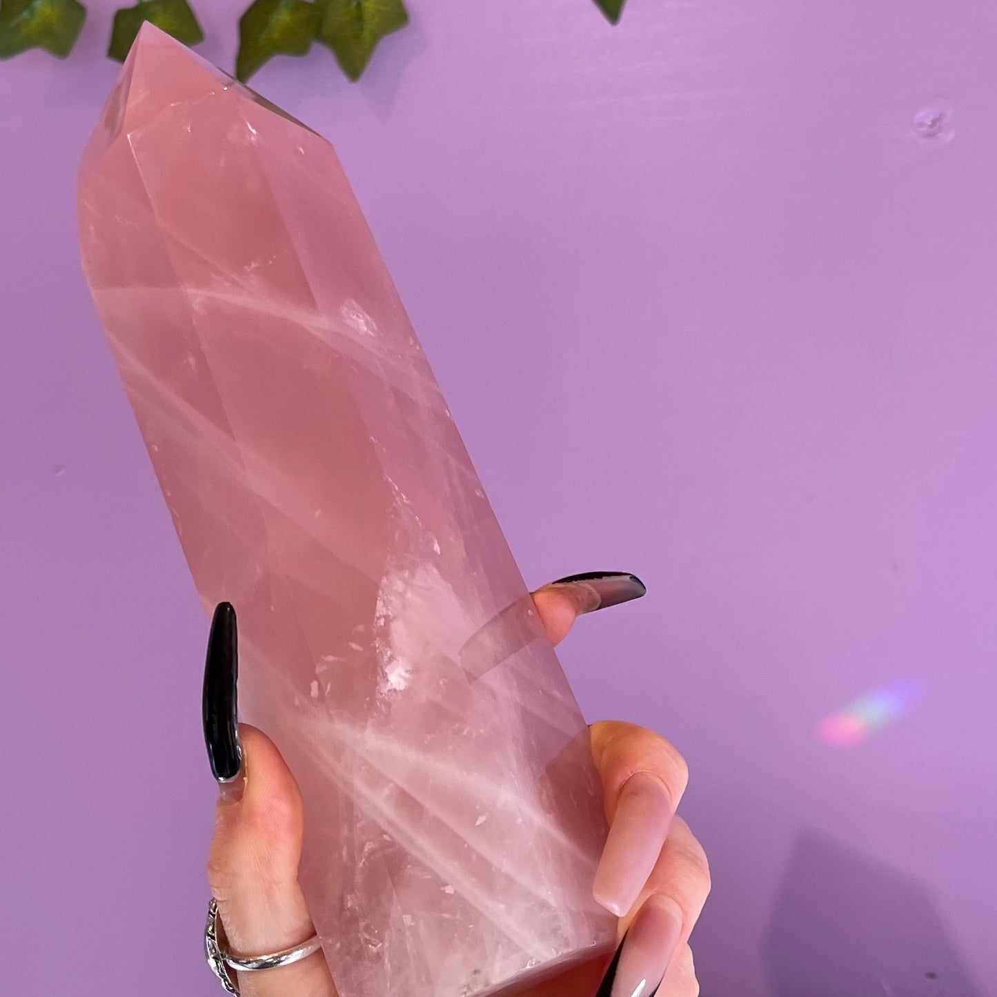 rose quartz tower 1.1kg