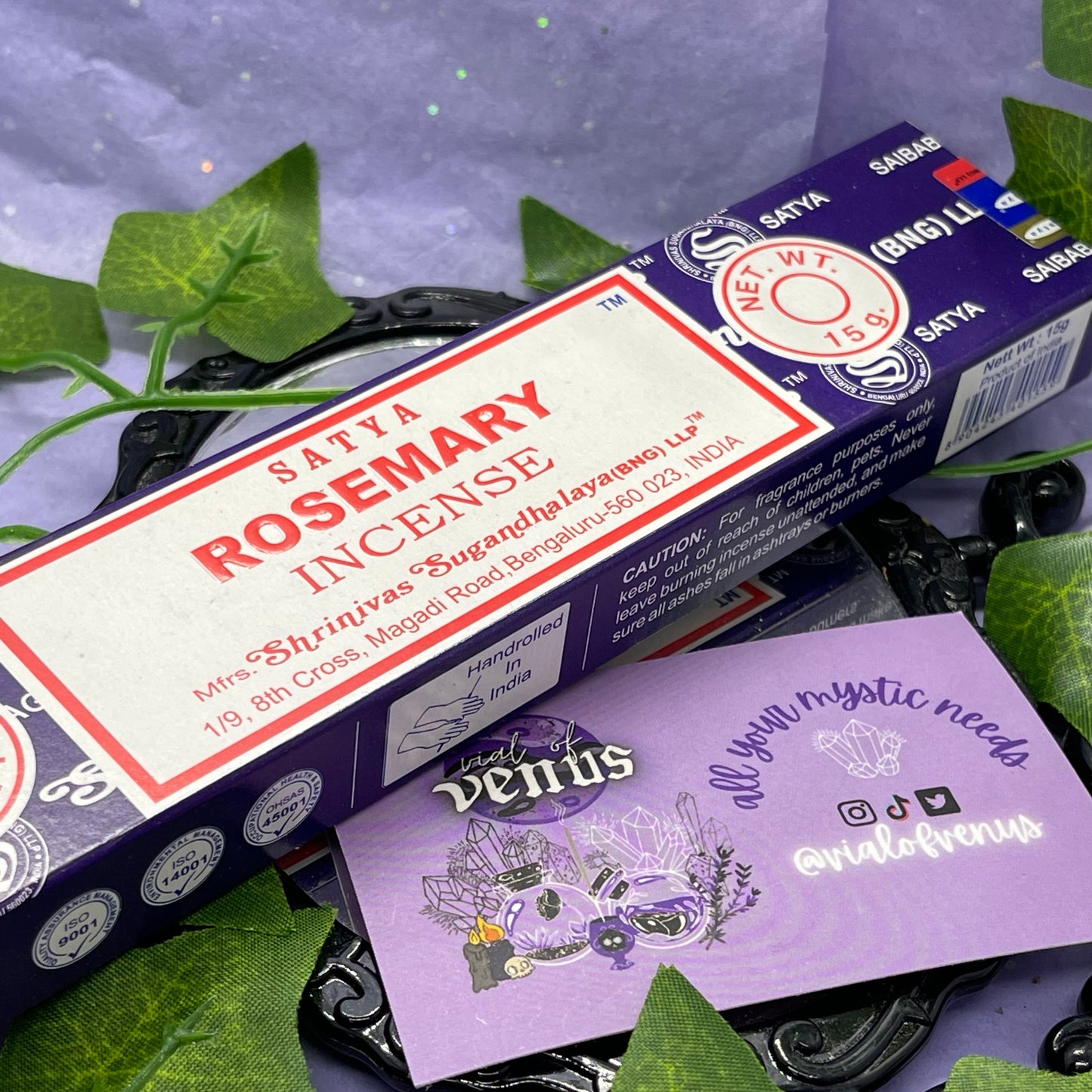 satya rosemary incense