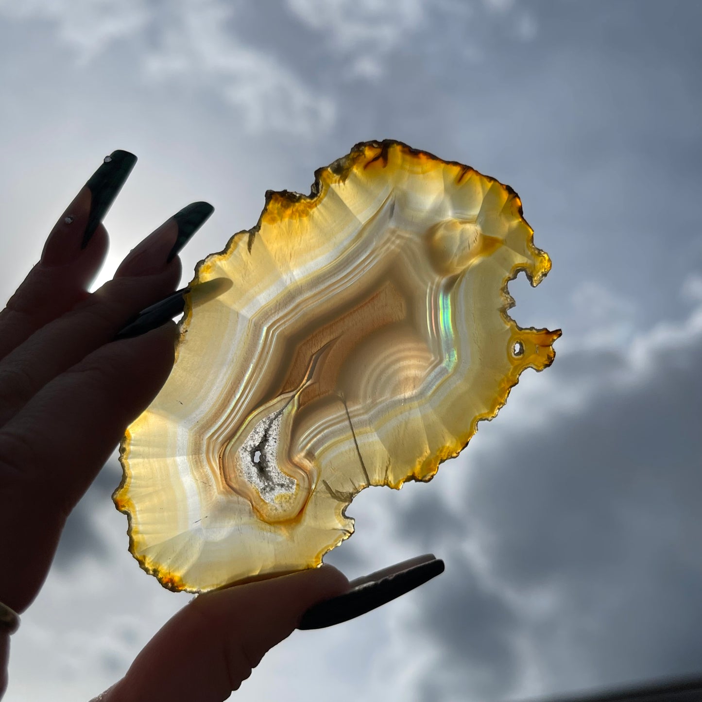 iris agate slab B