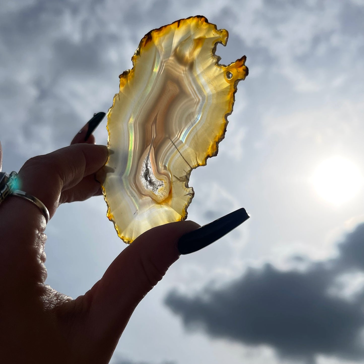 iris agate slab B