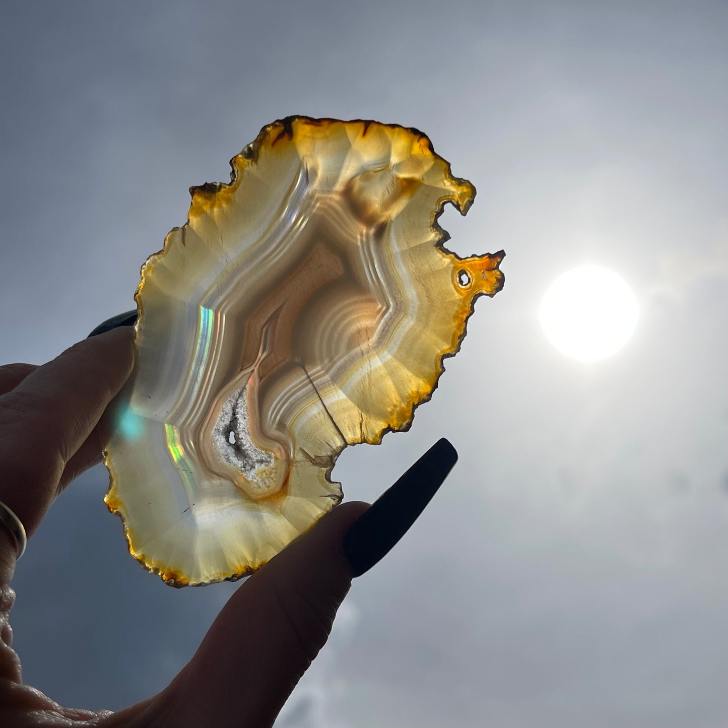 iris agate slab B