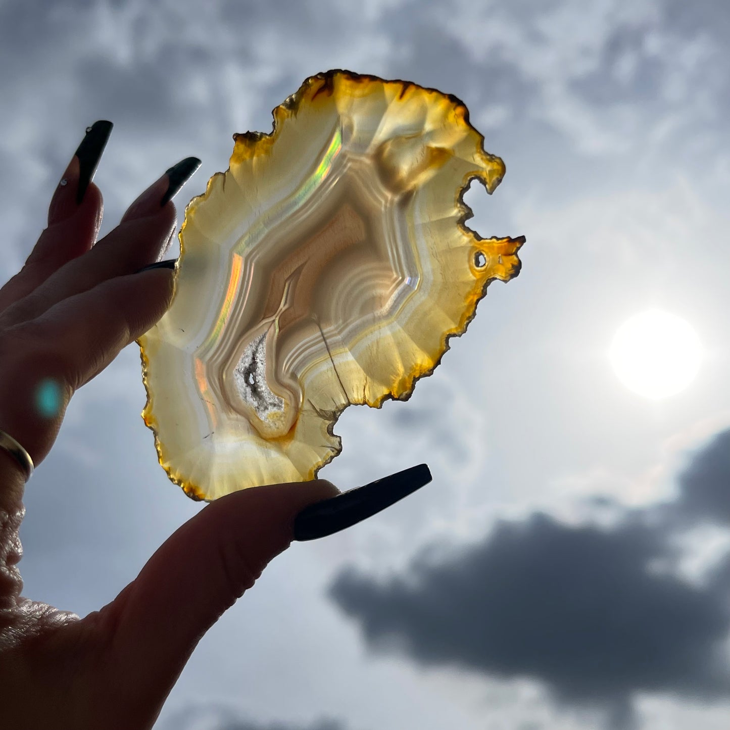 iris agate slab B