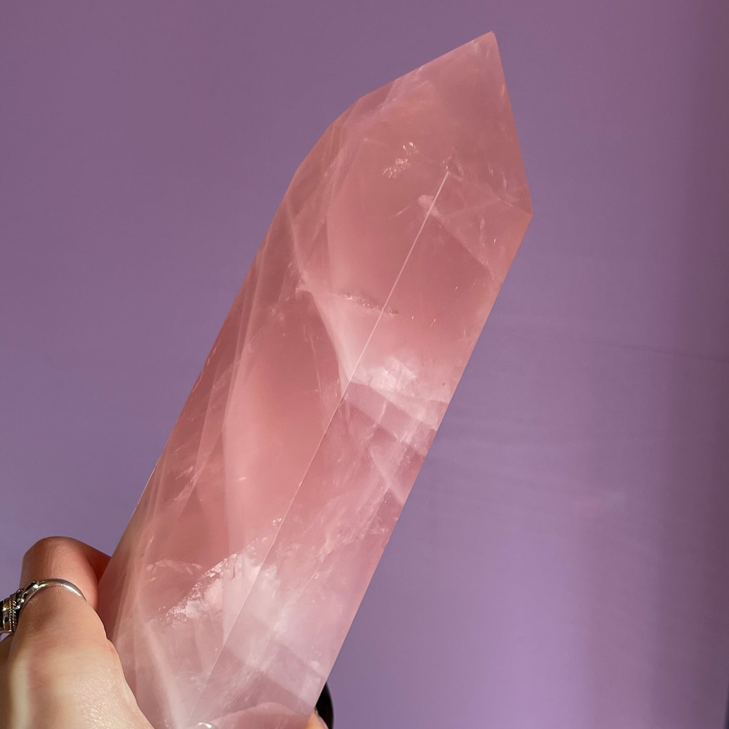 rose quartz tower 1.1kg