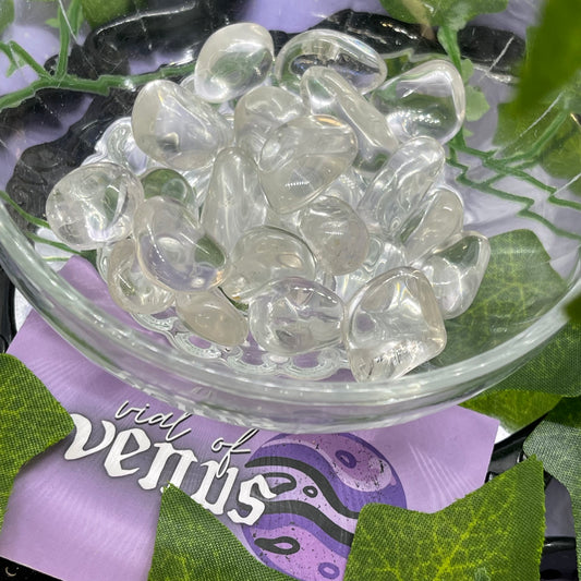 clear quartz tumble mini - extra quality