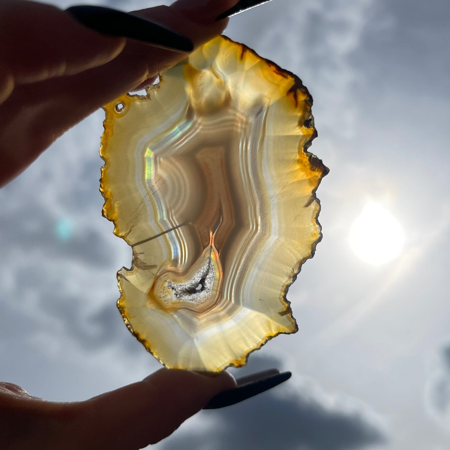 iris agate slab B