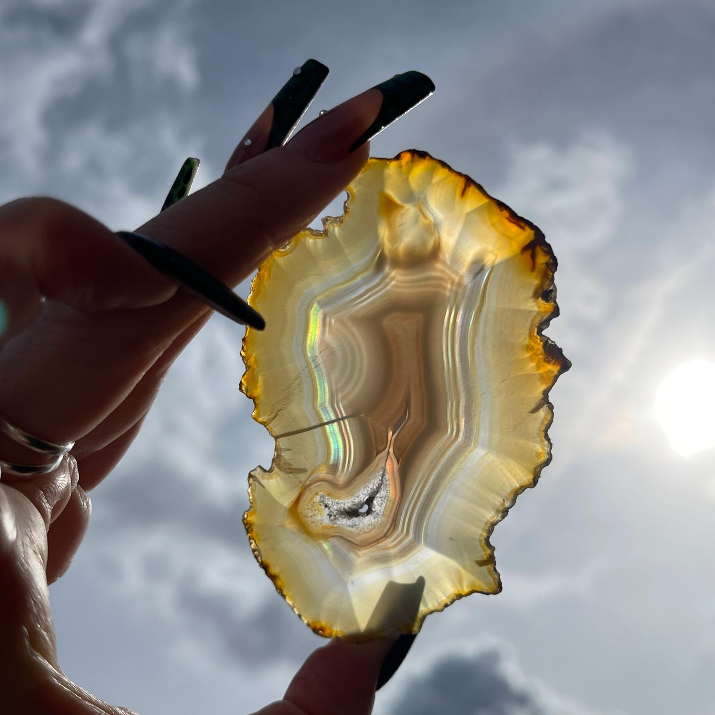 iris agate slab B