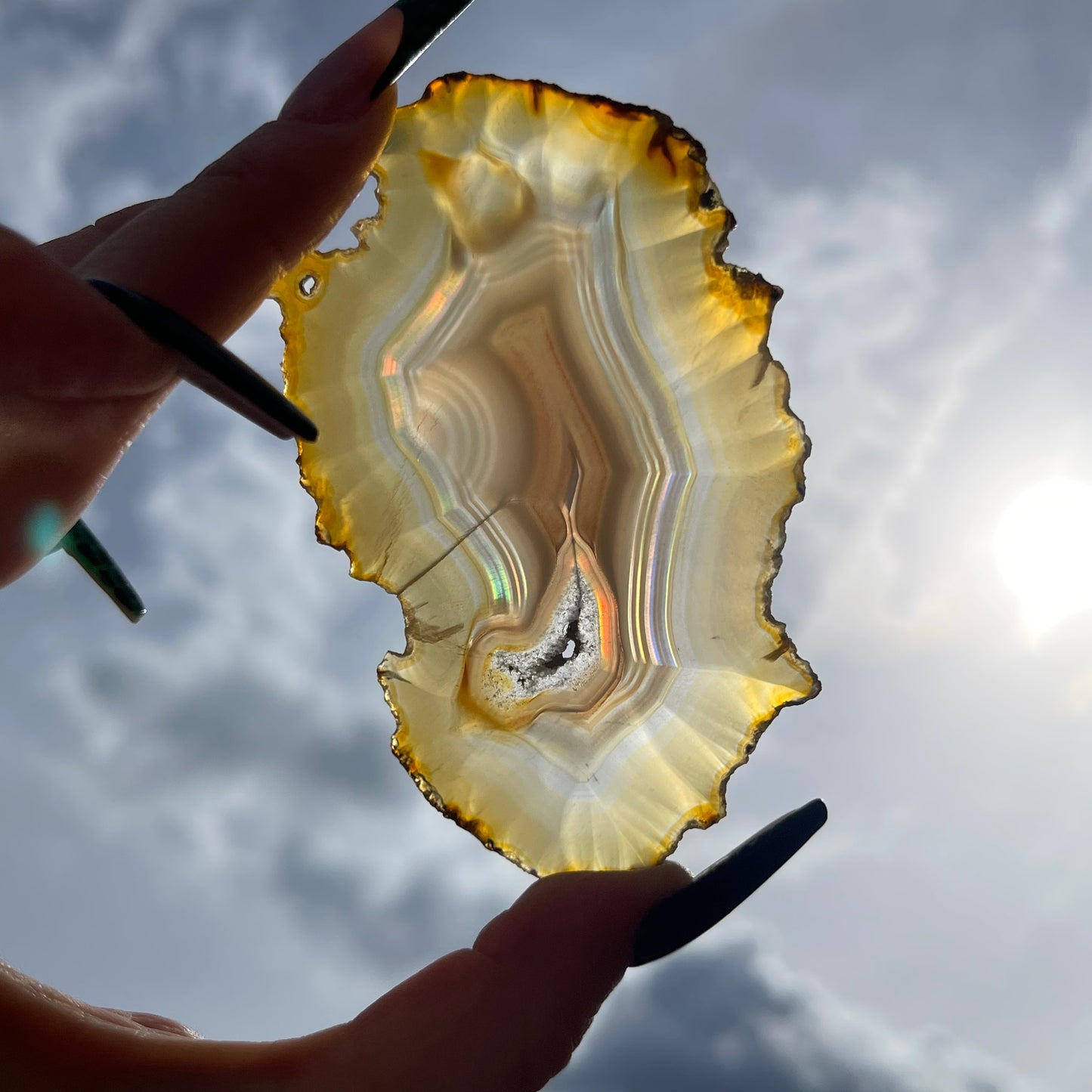 iris agate slab B